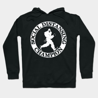 Bigfoot Social Distancing Champion Hoodie